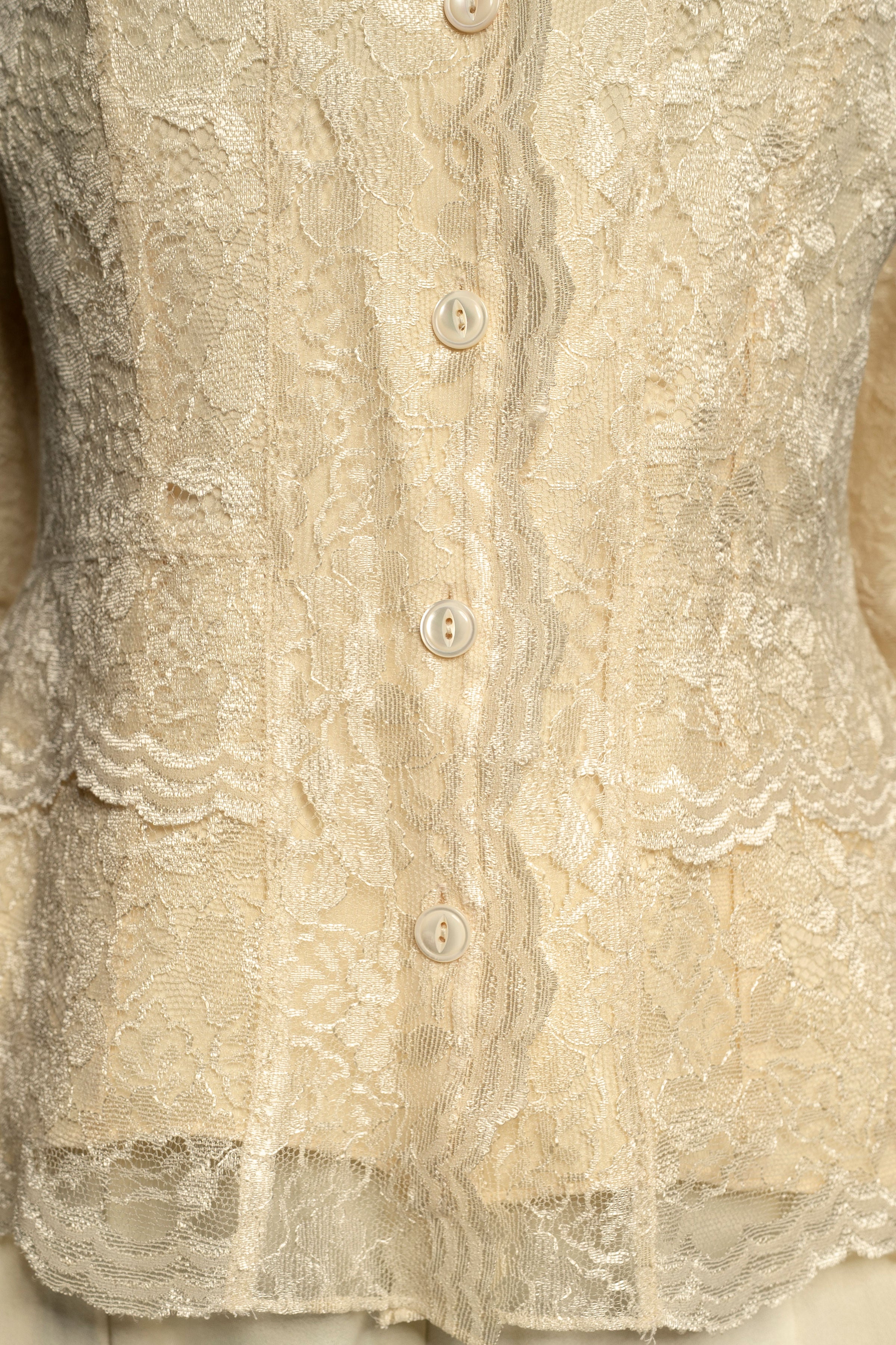 Jones New York Ivory Lace Jacket