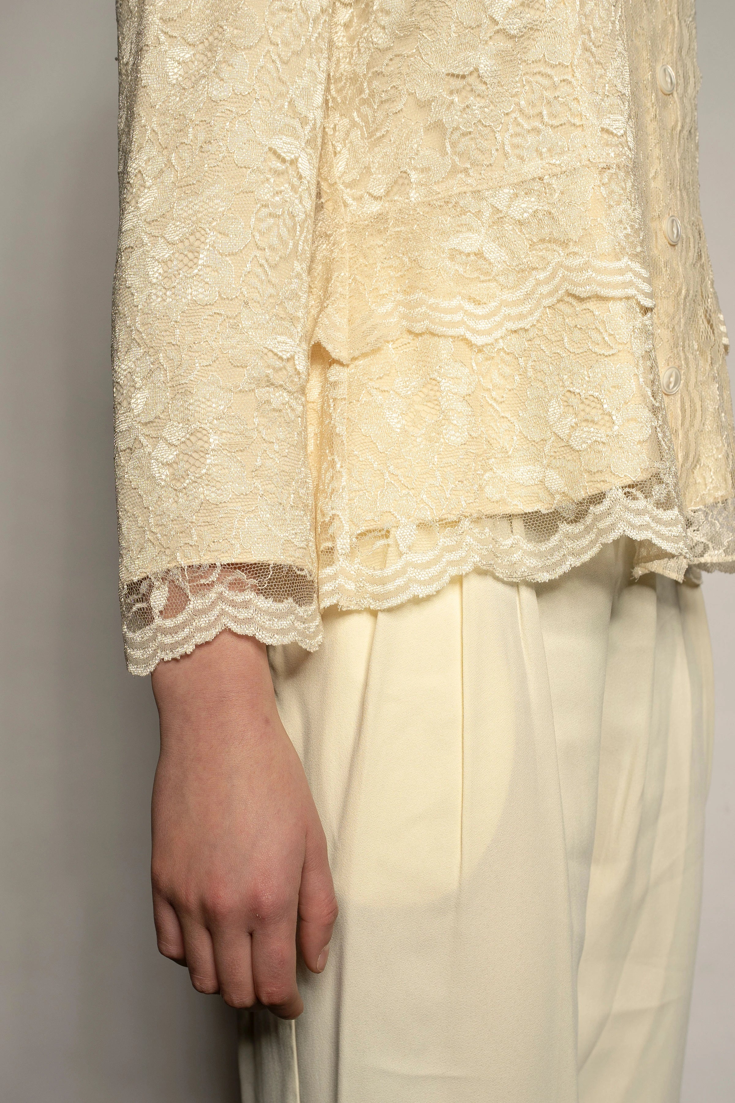 Jones New York Ivory Lace Jacket