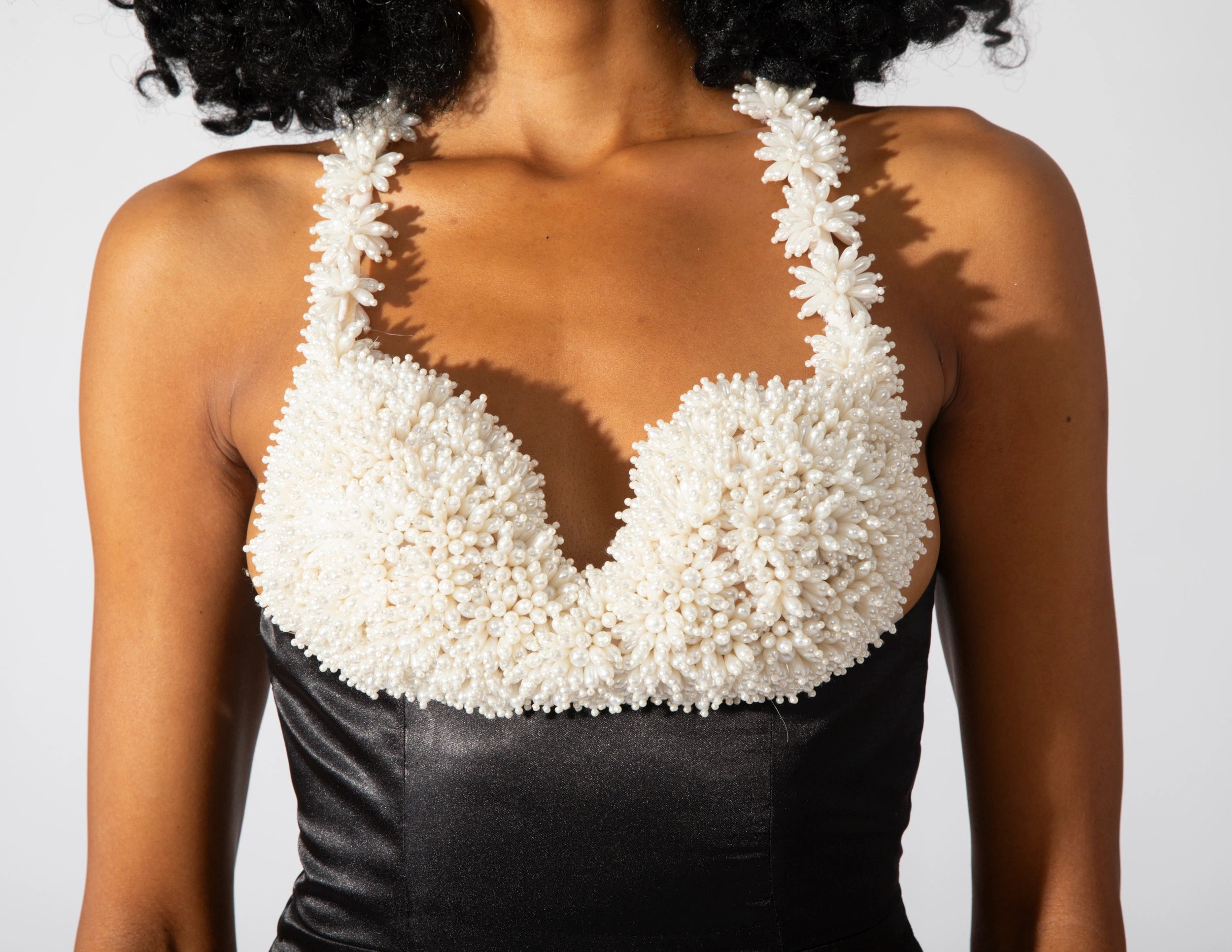 Luna Pearl Appliqué Top