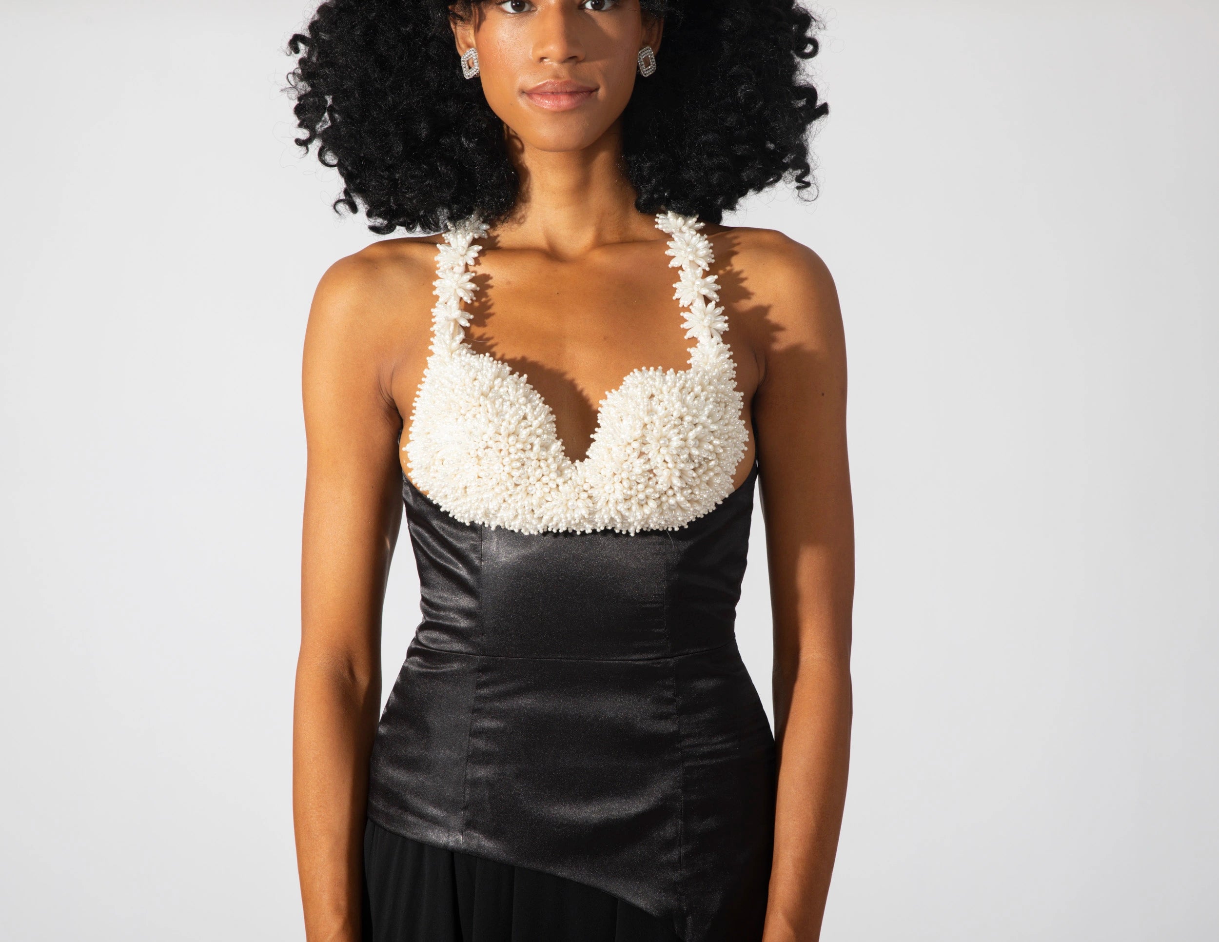 Luna Pearl Appliqué Top