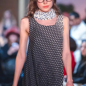 Gradient Polk Dot Maxi Dress