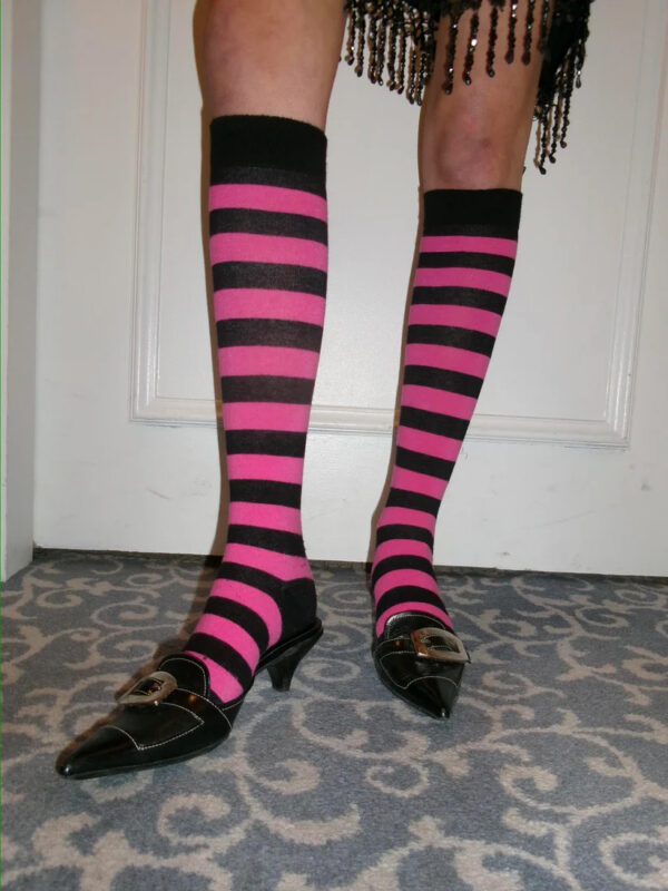 Striped Knee High Socks
